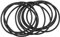 GOOHOCHY 10Pièces Bracelets Silicone Élastiques Bracelets Jelly Colorés pour Adultes pour Fêtes et Événements