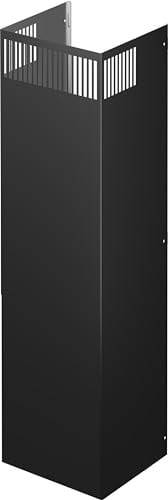 NEFF Z51BXK0S1, Teleskopverlängerung 100 cm für Wandessen mit Umluftschlitzen, für Abluft- und Umluftbetrieb, Made in Germany, schwarz
