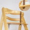 Schrittgurt für Hochstuhl, 1 Stück, in Braun, aus PU Leder, Gurtriemen kompatibel mit u.a. Stokke Tripp Trapp, Safety1st, roba, Kinderkraft, Gurt Frontbügel Ersatz Riemen, Gurtriemen Kinderhochstuhl