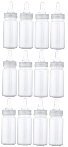 ibasenice 12 Stk Nuckelflasche Babyflaschen Baby-stillflaschen Muttermilch Babyflasche Aus Plastik Babymilchflasche Säuglingsflaschen Säuglingsnahrungsflasche Pp Flasche Neugeboren Mit