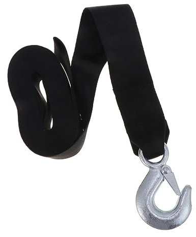 GRADENEVE Winch Belt Sliding Winches Flatbed Trailer Jack Drill Adapter Trailer Winch Strap Gecko Charms Hand Winch Marine Winch Strap Trailer Winch Rope Boat Trailer Crank Strap Steel