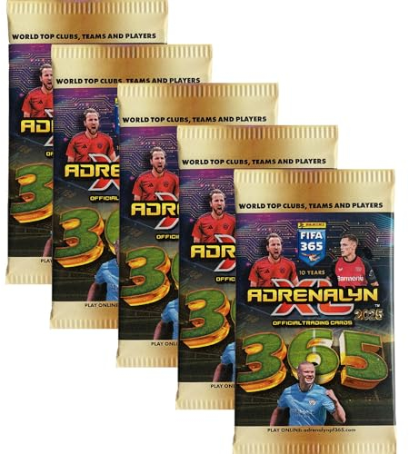 Generisch FIFA 365 Adrenalyn XL 2025 Trading Cards - 5 Booster