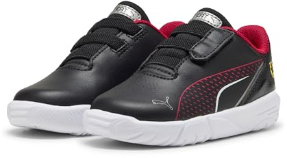 PUMA Kinder Scuderia Ferrari HP Drift Cat 11 Sneakers 24, Black Rosso Corsa Red