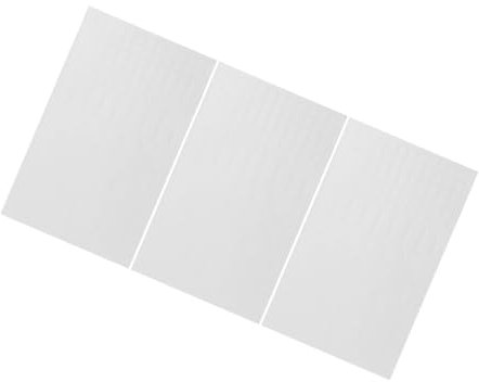 Generic 3 Sheet Blackout Stickers Diffusers for Home Tape Stickers Led Strip Diffuser Tape Blind Screen Blackout Top of Curtain Light Blocker Led Film Screen for Glass PVC White