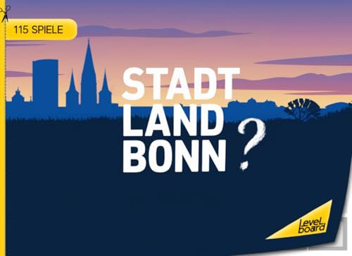 Stadt, Land, Bonn – 115 Spiele: Stadt, Land, Fluss Bonn – Spielblock für Bonner | Souvenir – Quiz Spiel Bonn