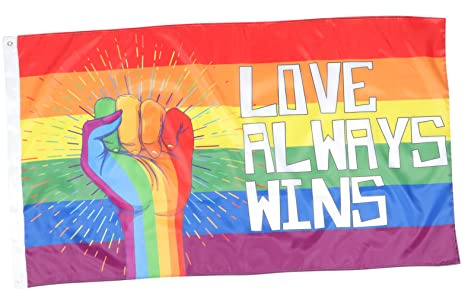 UPKOCH Regenbogenflagge Hängen Dekorative Flagge in Regenbogenfarben Für Außenbereich Geeignet Für Haus Und Garten