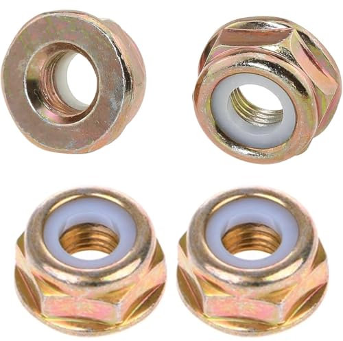 COYUN 4x Dado M10x1,25, Universale M10x1,25 Dado Lama Sinistra Sostituzioni Dado Spazzola Decespugliatore Tagliabordi Accessori per Decespugliatore Trimmer