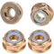COYUN 4x Dado M10x1,25, Universale M10x1,25 Dado Lama Sinistra Sostituzioni Dado Spazzola Decespugliatore Tagliabordi Accessori per Decespugliatore Trimmer