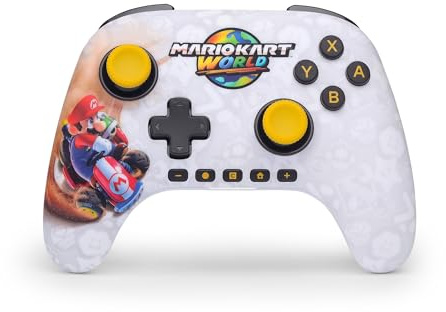 PowerA Kabelloser Advantage-Controller für Nintendo Switch 2 - Mario Kart World Offiziell lizenziert, Halleffekte, zuweisbare Tasten, Pro-Controller, C-Taste, Bewegungskontrollen