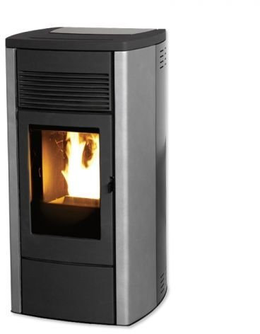 MCZ EGO 2.0 Air Stufa pellet 8 KW Stufa pellet EGO di argento grigio