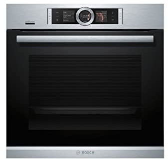 Bosch Series 8 Electric Self Cleaning Single Oven and Home Connect - Stainless Steel