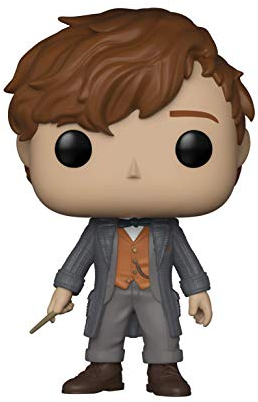 Funko POP! Vinyl: Fantastic Beasts 2: Figure Newt Scamander, 9cm - (wand) - Figurine en Vinyle à Collectionner - Idée de Cadeau - Produits Officiels - Jouets pour les Enfants et Adultes - Movies Fans