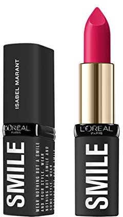 L'Oréal Paris Isabel Marant Smile Lipstick Saint Germain Road Nourishing Lipstick for Full and Healthy Lips, 4 g
