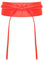 malito – Damen Taillengürtel aus 100% weichem Echtleder – Onesize Bindegürtel mit verstellbarem Taillenband – breiter Wickelgürtel mit Schleife – Hüftgürtel G100 (Coral)