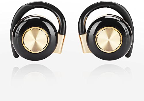 ASHATA Ohrhörer, binauraler Anruf Großer Lautsprecher Ohrhörer Bluetooth Kopfhörer Stereo Zweikanal Funkkopfhörer, Bluetooth Kopfhörer Unterstützung Doppelte Soundkanäle Anruf