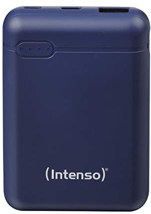 Intenso 7313535 Powerbank XS 10000, externes Ladegerät (10000mAh, geeignet für Smartphone/Tablet PC/MP3 Player/Digitalkamera) Blau