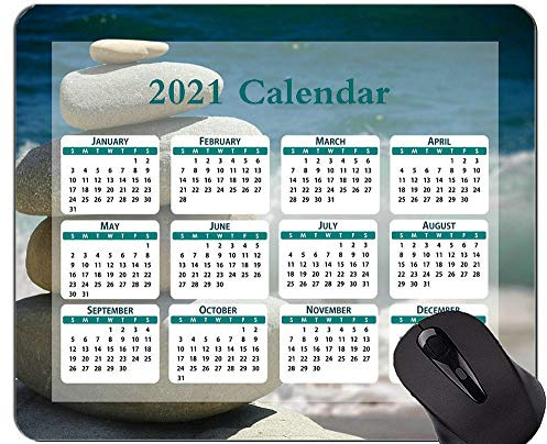 Yanteng 2021 Kalender Mauspad, Zen Stones Zen Mauspads