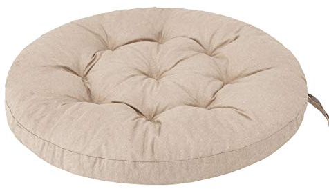 PillowPrim Schaukelkissen für Hängeschaukel Typ Storchennest, 92x92 cm, Beige