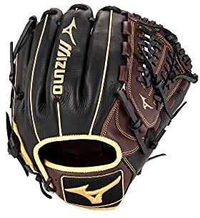 Mizuno Herren GMVP1150P4BC Ballhandschuh, Schwarz-Cherry Tartan Shock Web, 11.5 Inch
