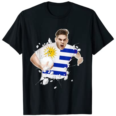 Uruguay Rugby-Trikot | Spielerbekleidung Uruguay Rugby-Fans T-Shirt