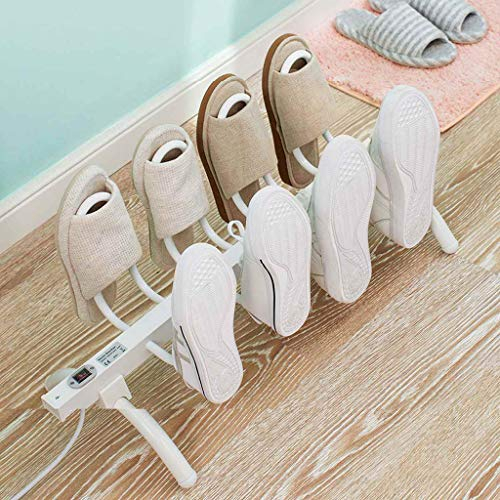 Sèche-chaussures - Chauffe-pieds, Sèche-chaussures, Préchauffeur et sèche-linge,80W, Pour 4 paires de chaussures,Combat les odeurs indésirables,idéal pour la course, l'escalade, la randonnée, le vél