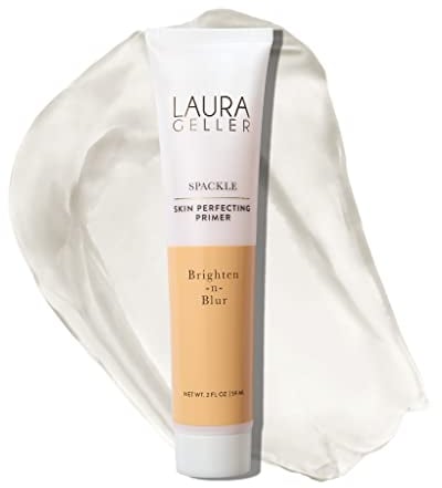 LAURA GELLER NEW YORK Spackle Skin Perfecting Makeup Primer Brighten-n-Blur, Pore Erasing Blurring Face Primer