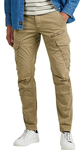 PME Legend Herren Cargohose NORDROP -Tapered Fit -Kaki W29-W40 Stretch Baumwolle, Größe:31W / 32L, Farbvariante:Kaki 8263
