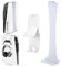 Aceshop PS5 Wall Mount, Wall Bracket for PlayStation 5 (Disc and Digital Edition) Sturdy Steel PS5 PlayStation 5 Wall Mount Bracket with Controller Holder & Headphone Hanger Screws Sponge (White)