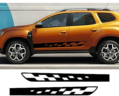 Autotür Seitenaufkleber DIY Auto Vinyl Film Sport Grafik Styling Aufkleber Automobil Tuning Zubehör, Für Renault Dacia Duster
