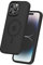 FLOLAB Surtect Tri-Fusion Magnetische iPhone 14 Pro Handyhülle Schutzhülle Slim Design Magsafe Kompatibel Militär Grade Schwarzer Rahmen Schwarze Rückplatte Soft-Touch - Mitternachtsschwarz