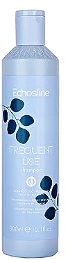 Echosline Frequent Use Tutti i Tipi di Capelli Shampoo, 300 ml