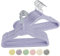 Homewit Kleiderbügel Kinderkleiderbügel | 10/20 Stück Kinder Kleiderbügel Babykleiderbügel | Anti-Rutsch | 5 mm Dicke, platzsparend | 360° drehbarer Haken, 45 mm (Lavendel, 20 Stück)