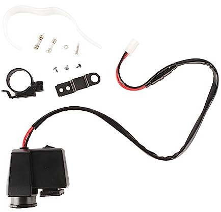 Motorrad-Handy-Ladegerät, Dual-USB-Anschluss, Spannungsanzeige, Wasserdicht, für Motorrad, Roller (Voltmeter + Zigarettenanzünder)