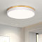 Vikaey LED Deckenlampe, Led Deckenleuchte Weiß, 30cm Lampe Holz für Wohnzimmer Schlafzimmer Küche Flur 24W 4000K