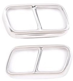 ANRAM Endrohrabdeckung Auspuffblende Für BMW F01 Serie 7 2009 2010 2011 2012 2013 2014,Schalldämpfer Auspuffrohrabdeckung Trim Car Styling Externes ZubehöR