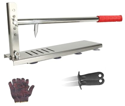 predolo Herramientas para Abrir Ostras, Abridor de Altura Ajustable para Ostras Gruesas, Accesorios de Cocina Profesionales para Fiestas, Camping, Supermercad