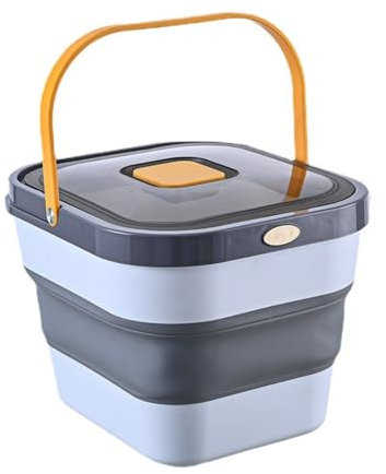 7-10kg, Récipient Nourriture Sèche, avec Cuillère, Conteneur Pliable Croquette Chien, Bac À Aliments pour Animaux Bien Refermable,Récipient De Stockage De Nourriture pour Animaux Domestiques