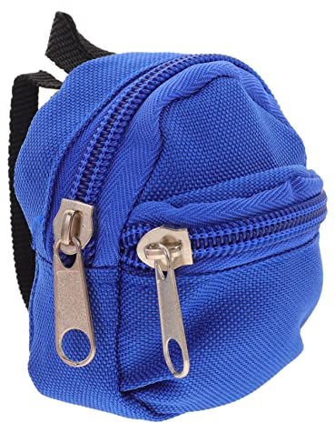 PHENOFICE Dekorative Puppenschultasche Mini-Rucksack Spielzeug für Puppen Stofftaschen und Mini-hausdekor und Modisch