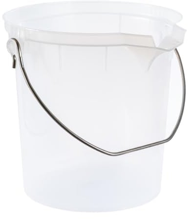 Pro-Measures Pro-Bucket Heavy Duty Measuring Jug Bucket - 20Ltr | Integrates a pouring spout for controlled decanting; ideal for high-volume food prep and commercial catering.