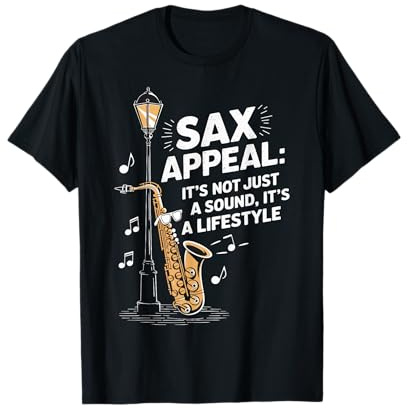 Saxofón Divertido Saxofón Atractivo Camiseta
