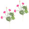 Cabilock 2St künstlicher Lotus Dekoration gefälschte Lotusblume ästhetisch künstliche blüten Artificial Flower kunstpflanze Szene Blumenverzierung Nachahmung Einer Blumenstütze Plastik Rosy