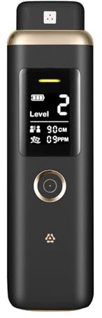 Portable Oral Odour Checker for Bad Breath, VSC PPM and 4-Level Display | Portable bad breath tester with MEMS sensor, VSC PPM display, 4 odour levels, 9-second warm-up and 3-5-second breath check