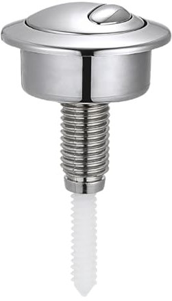 Vibhgtf Toilette Flush Taste - Toilettenspülersatz - Flush Closed Topper | Toiletten -Druckknopf 58 -mm -Gewindedurchmesser -Push -Spülen -Taste Einstellbarer Toilettenwassertankknöpfe für die meist