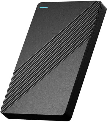Meyritech 750GB Portable Hard Drive for External Data Storage - USB 3.0 HDD Connection Compatible with PC, Laptops, Macbooks, iMacs, Xbox One & PS4 Consoles
