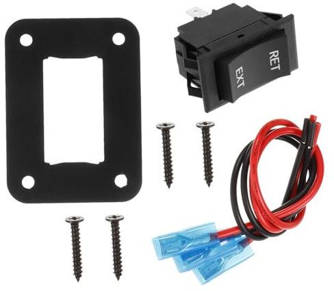 PRETYZOOM 20A Kippschalter Für Rv Umkehrbarer Wippschalter Stabilisierender Anhänger Kofferraumschalter Einfacher Einbau Vielseitig Für Auto Boot Und Elektronische Geräte