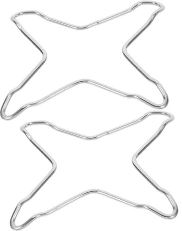 OSALADI 2pièces Support Pour Wok Sur Cuisinière à Gaz Lot De Anneaux Antidérapants Réducteur Pour Brûleur Accessoire De Cuisine Polyvalent Et Stable