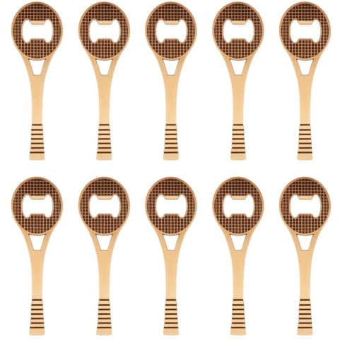 Osmond Bottle Opener Racket Shaped Manual Can Opener Beer Cap Opener for Family Bar Hotel Gift Father'S Day Copper Color