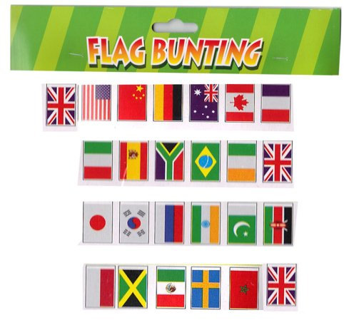 25 Multi Nation Country Flag of the World Olympic Bunting by Superstars