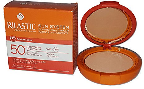 SOLARI RILASTIL SUN SYSTEM - Compatto Colorato 02 Dorè SPF 50 - PROMO 2017