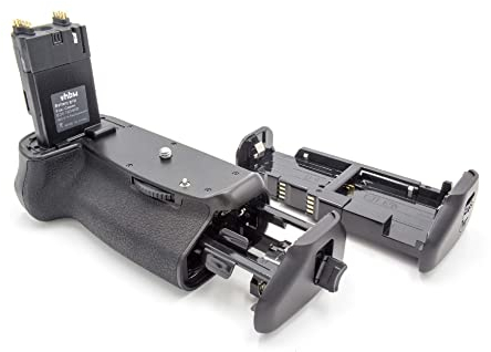 vhbw Battery Grip compatible with Canon EOS 80D, 90D, 70D Digital Camera SLR DSLR, incl. Mode Dial